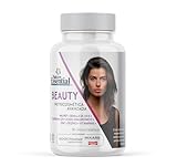 Nature Essential - Beauty nutricosmetica avanzada, con membrana de huevo Mkare (Pascual) y Zinc para cuidar la piel. Uñas y cabellos - Bote individual de 30 capsulas