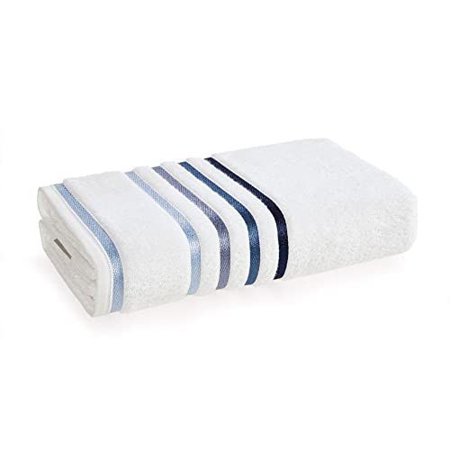 Karsten - Toalha de Banho Lumina Branco com Azul70 X 140