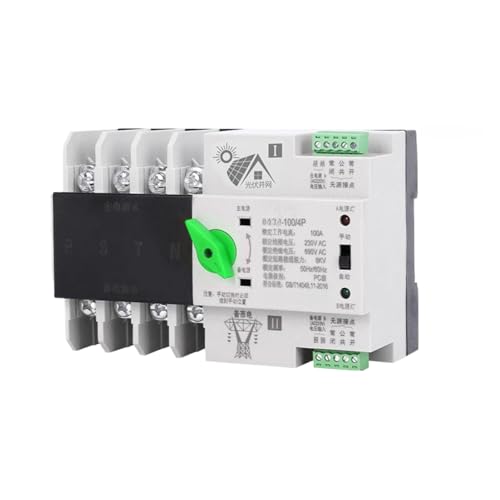 Disjoncteur inverseur 220V triphasé 4P 100A contre les retours de courant