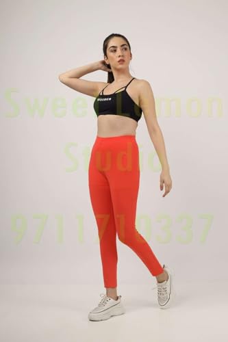 Image of ON&ON Women's Cotton Stretchable Slim Fit Straight Pants Trouser for Casual Wear and Office Wear