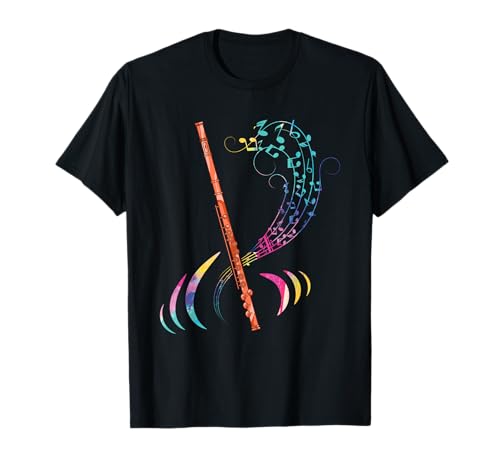 Música Clásica Flautista Instrumento Musical Flauta Camiseta