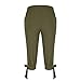 Army Lime Green Mens Faux Linen Pants for Man Brunch Medieval Gothic Capri Pirate Costumes Cosplay Winter Fall Pants 2026 Clothes Fashion 3XL