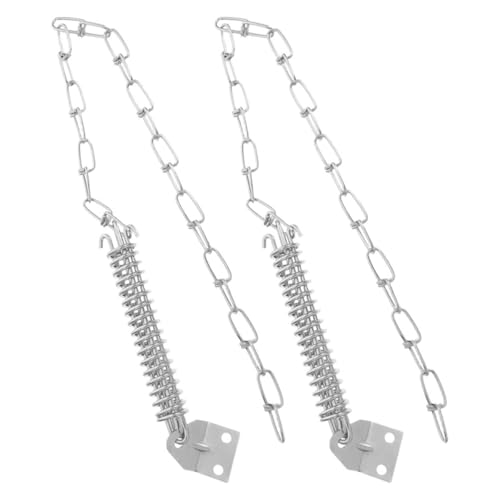 Cadena de seguridad para puerta de acero inoxidable resistente y anticorrosión 2