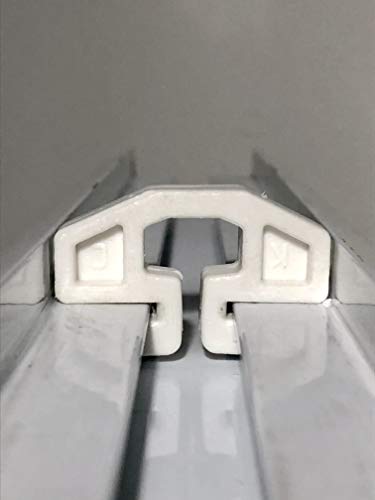 Soccer Goal Net Clips for Aluminium Channel Goals, Twist Fit Football Goal Net Hooks, 25 Pack