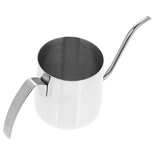 OKUMEYR Stainless Brewing Coffee Pot with Long Spout and Scale for Home Office and Camping Use Easy to Clean and Coffee Maker