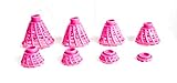 BirTee Pro Winter/Mat Golf Tees - 8 Pack (Bright Pink)