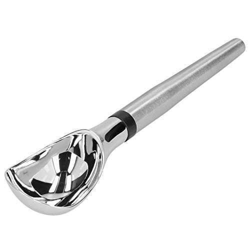 Socada de helado de acero inoxidable | Mango engrosado para helado duro/yogurt/fruta | SCOOP de 30 ml con agarre ergonómico, deslizamiento y lavavajillas seguros