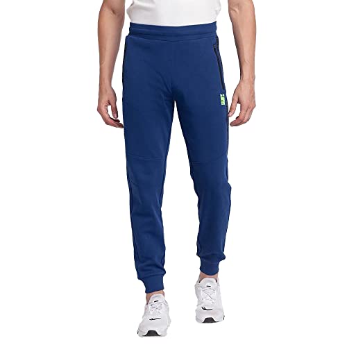 Image of Spykar Men's Knit Slim Fit Track Pants