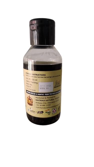 Image of SARV MATRIKAA 100% Pure Wooden Cold Pressed Kalonji Oil 250ml - Natural Black Seed Oil for Hair Growth & Immunity - No Preservatives, Cold Extraction