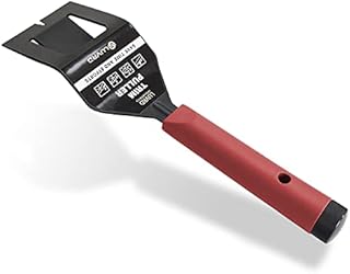 Floor Lifter, Tile Removal Tool, Hardened Steel Pry Bar, Designed for Removal, Lifting, Scraping, Prying, Nails Pulling and More, Premium & Durable, Black & Red