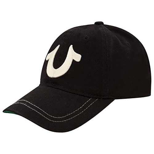 Gorra de niños True Religion negra soluciona la protección solar infantil talla única
