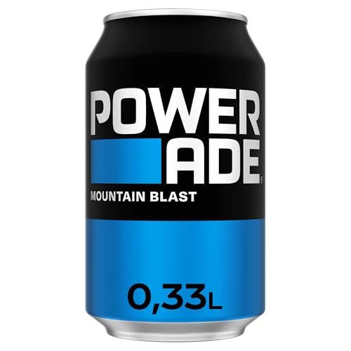 Powerade Sports Mountain Blast, Sportgetränk, Einweg Dose, 24 x 330 ml – Ansicht 2