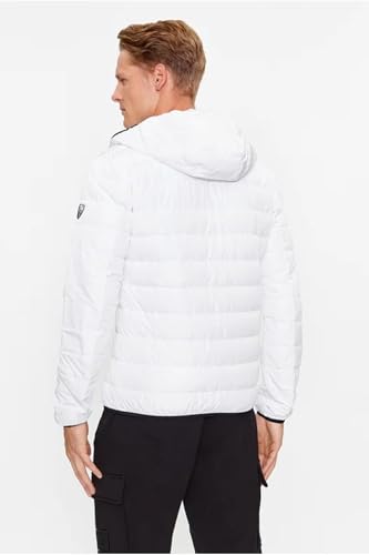 EA7 Para Hombre. 8NPB14_PNE1Z Chaqueta De Plumas Plegable Con Capucha Premium Shield Blanco (Xl), Casual, PoliéSter, Manga Larga - 2