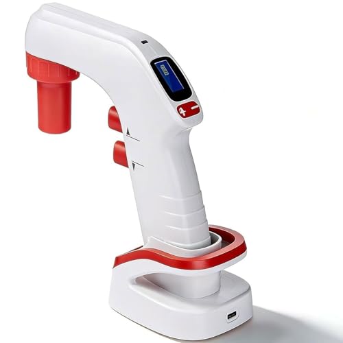 Contrôleur de pipette électrique avec support vertical et affichage pour laboratoire de 0.1-100ml