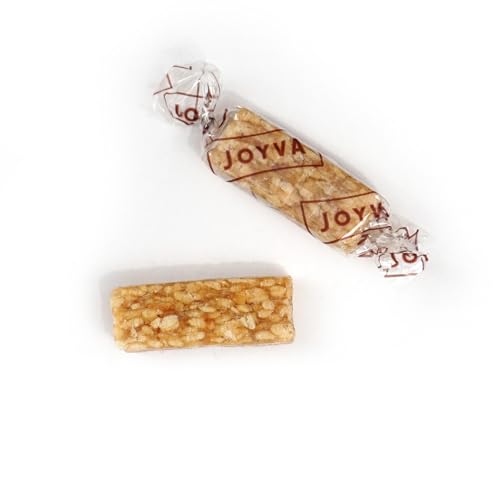 Sesame Crunch Bars, 2 Pound Bulk Bag, Individually Wrapped Honey Candy Bars, The Hampton Popcorn & Candy Company