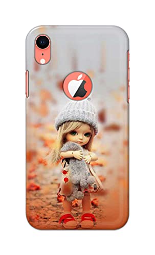 Image of PRINTFIDAA Doll Cute Girl Amazing Beauty Little Kid Child Playing Hard Back Cover for Apple iPhone XR Logo (6.1 inch), A2105, A1984, A2107, A2108 Back Cover -(P6) KAT1001