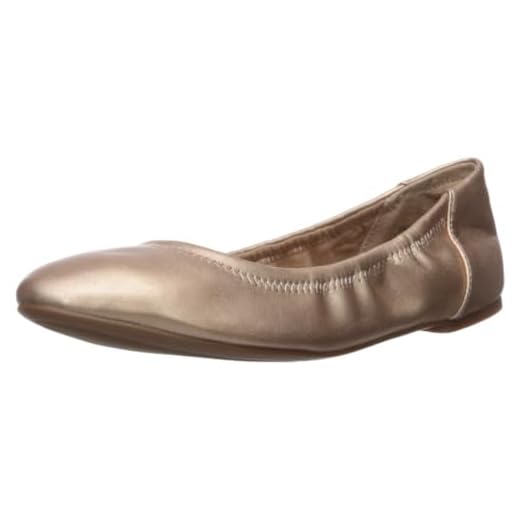 Amazon Essentials Bailarinas Belice Mujer, Oro Rosa Magenta, 40.5 EU