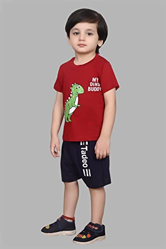 Image of TADEO T-shirt & Shorts Set for Boys | Top & Bottom Set for Kids | 2 Pc Set for Children | Coordinate Set for Toddlers | All