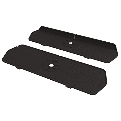 Thrivinger Tapete antisalpicaduras para grifo | Relieve de recogida de agua del grifo | Alfombrilla para grifo de fregadero, alfombrilla de secado para fregadero de baño Cover
