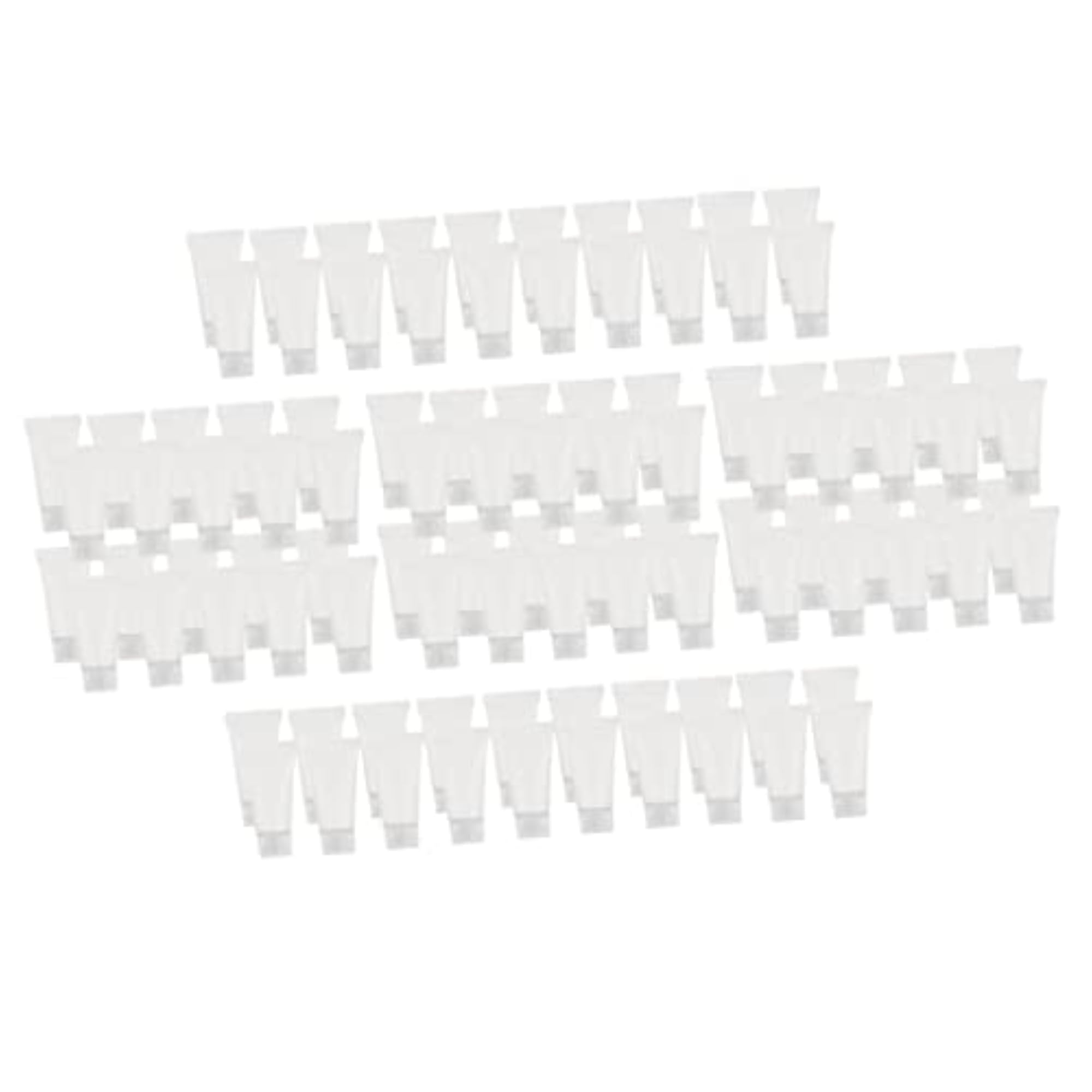 100x PVC Screw Cap Hand Cream Face Wash Squeeze Tubes