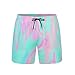 Men's 2 Piece Outfits Trippy Hawaiian Shirt and Shorts Fashion Casual Matching Set Rave Clothes with Bucket Hat for Beach Vacation Small