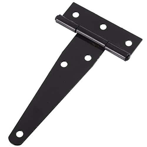 ブラック/シルバー塗装T型キャビネットシェッド木製ドアヒンジハードウェア2個。2/3/4/5インチ。ステンレススチールヒンジ(シルバー3インチ)(シルバー5インチ)。