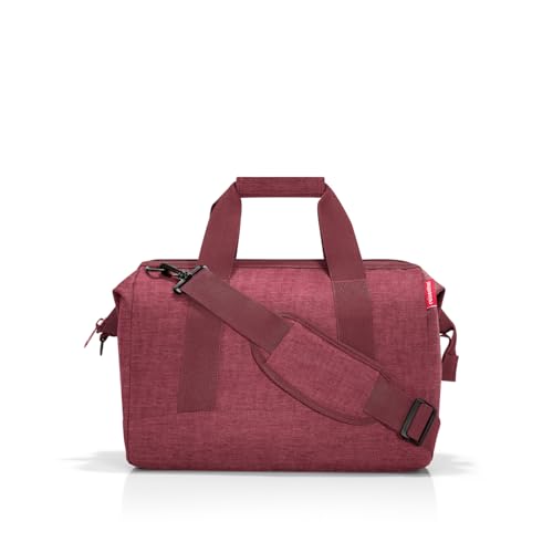 reisenthel allrounder M – Bolsa de doctorado versátil para viajes, trabajo o tiempo libre – Con diseño funcional y elegante, Twist Maroon, talla única