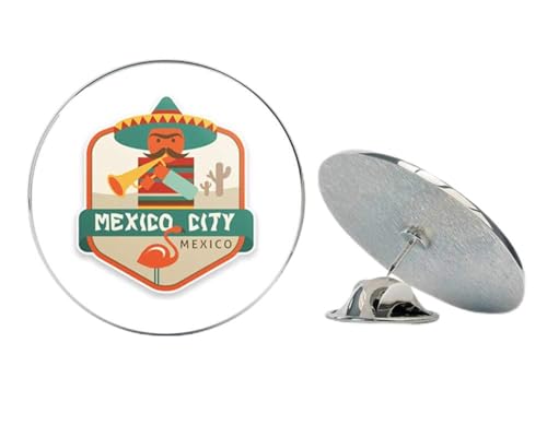 Mexico City Round Metal 0.75