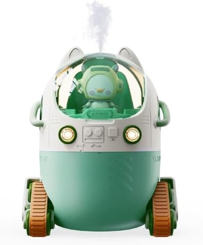 Image of Mini USB Humidifier 220 ml with LED Night Light, Cute Cartoon Doll Humidifier, Ultrasonic Nano Mist Desktop Air Moisturizer for Bedroom, Kids Room, Office Desk, Baby Room, USB Powered