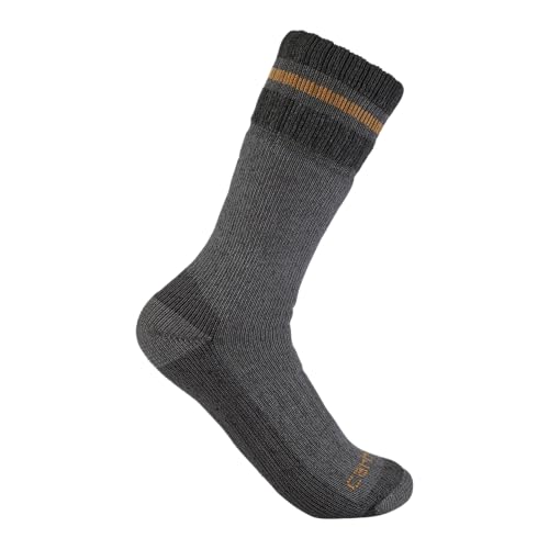Carhartt Men's Heavyweight Synthetic-Wool Blend Boot Sock 2 Pack2