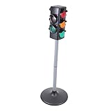 Yardwe Traffic Light Model Interactive Cognitive Traffic Signal Plaything for Early Learning Bright Colors Engaging Design Promotes Safety Awareness