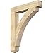 Ekena Millwork BKT06X38X46THR04RDF Thorton Craftsman Bracket, 38"D x 46"H, Smooth Douglas Fir