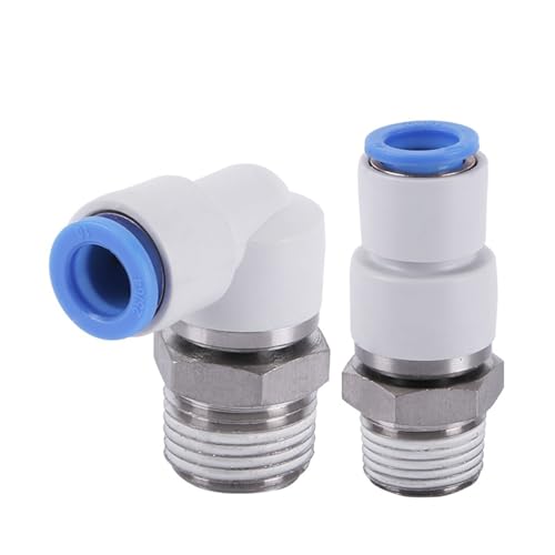 Conector neumático rápido KSH08-02S recto y codo KSL06-01S para automatización 5