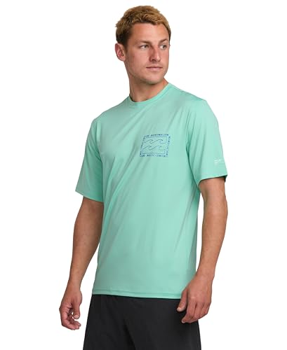 Billabong Men's Crayon Wave Loose Fit Short Sleeve Rashguard 50+ Uv Protection3