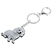 Ksydhwd Porte-clés Acrylique Blanc Bichon Frise Chien Porte-clés Belle Animal De Compagnie Animal Porte-clés Bijoux Pour Femmes Filles Amis Nouveauté Cadeau D'anniversaire