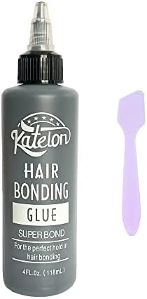 Wig Adhesive Wig Glue 4oz Black Waterproof Bonding Glue Hair Replacement Adhesive for Fixing Hair Extensions
