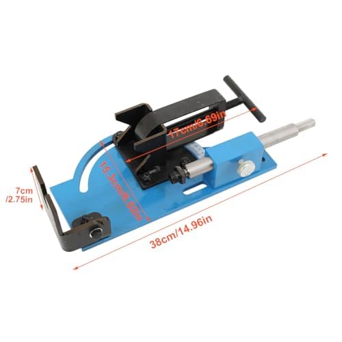 Cortatubos de tubo de alta resistencia, cortador de tubos ajustable de 0 a 60°, capacidad máxima de 50 mm, herramienta versátil para trabajar metales para acero, PVC, madera, ideal para soldadura y