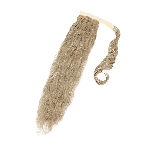 Queue de cheval tresse Housoutil - Lot de 2 perruques longues bouclées pour femmes et filles
