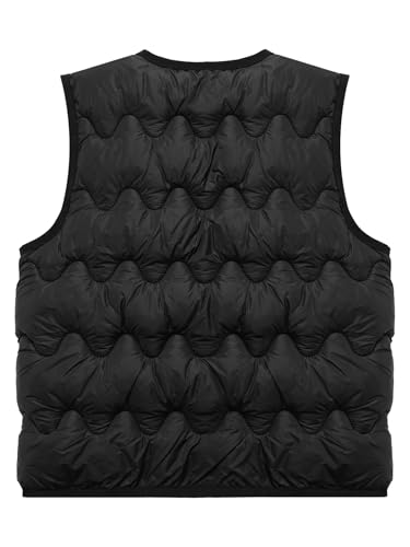 Toddlers Little Girls Warm Puffer Vest Outerwear Padded Quilted Waistcoat Winter Button Down Gilet2