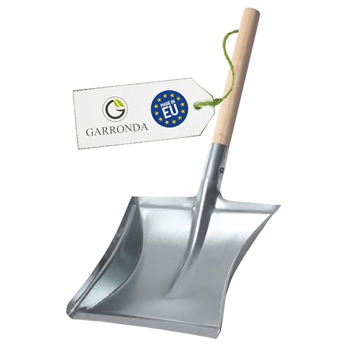 Garronda Kehrschaufel Metall mit Holzgriff robuste...