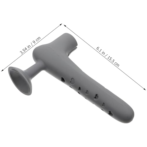 Image of Silicone Door Handle Sleeve with Suction Cup Anti-Collision Pad Child Safety Cover Flexible Thickened Cushion for Home Protection