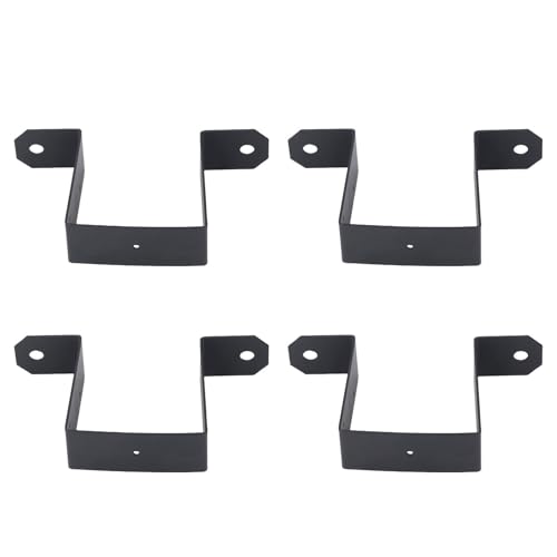 Soportes para valla Jeffergarden de acero en U para reforzar postes de madera