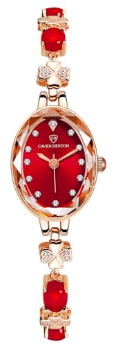 Montre femme étanche d'exception au design ovale chic Carlien pour soirées