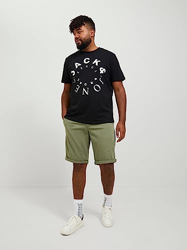 JACK & JONES Herren Chino Shorts Regular Fit 12165604,Deep Lichen Green,L