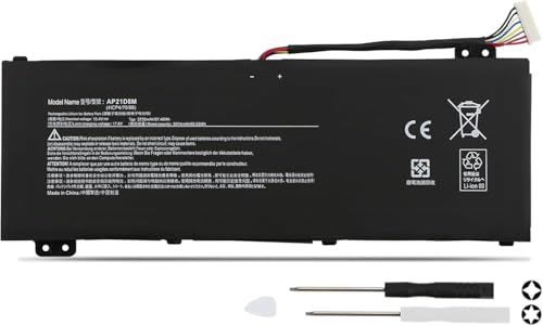 Batterie AP21D8M pour Acer Nitro V 15 et Nitro 16 AN16-51 48Wh