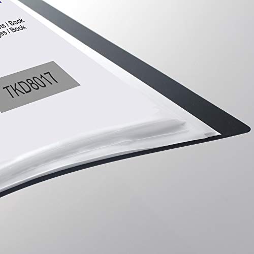 TUKA-i-AKUT [3x] Sichtbuch PP A4 insgesamt 120 Klarsichthüllen für 240 Blatt (je Buch 40 Klarsichthüllen), Transparente Hülle, Solid Präsentationsordner aus PP, 3er Set in 3 Farben, TKD8017-3x