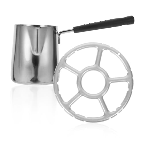 Alipis 1Set Sauce Pot with Spout Butter Warmer for Cooking for Stovetop Use Compact Design for Small Kitchens Versatile Melting Pot for Oil Milk