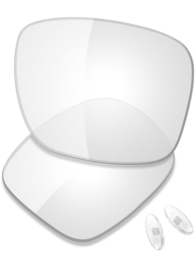 Image of SAUCER Premium Replacement Lenses & Nosepads for Oakley Holbrook Ti OO6048 | UV400 Protection, Anti-Scratch, Precise Fit