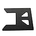 BCZAMD 3D-Drucker Teile Upgrade Y Wagen Eloxierte Aluminiumplatte für Anet A8 A6 Hotbed Support Beheiztes Bett Zubehör 219x219x3mm, Schwarz