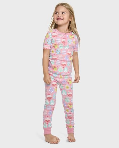 Gymboree Unisex Kid's and Toddler 100% Cotton Short Sleeve Top and Pant Pajama Sets2